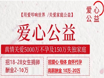 驻马店捐卵助孕生子 爱心志愿者招募